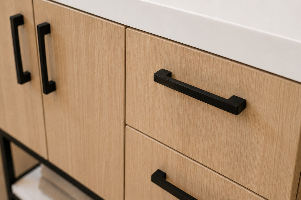 Solana Bathroom Cabinet - Natural Oak 36" - 5