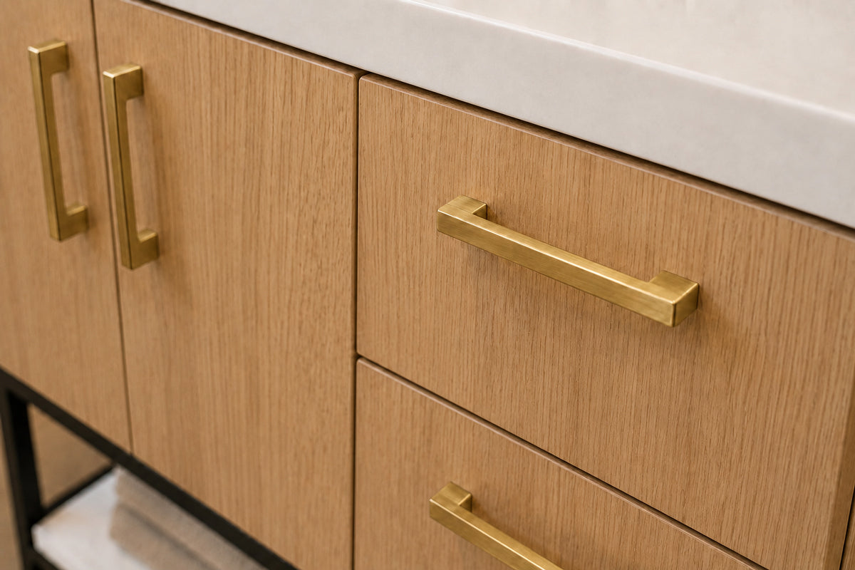 Solana Bathroom Cabinet - Natural Oak 36" - 7