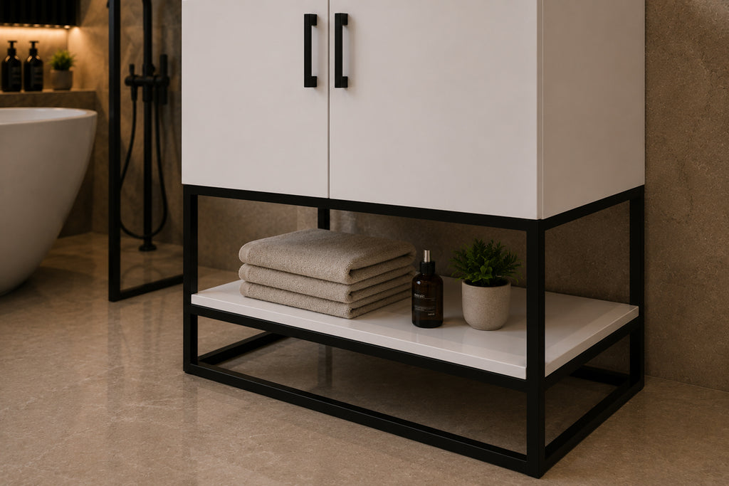 Solana Bathroom Cabinet - White 30" - 4