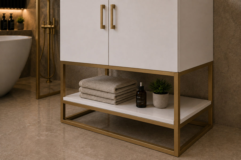 Solana Bathroom Cabinet - White 30" - 5