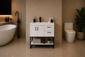 Solana Bathroom Cabinet - White 36"