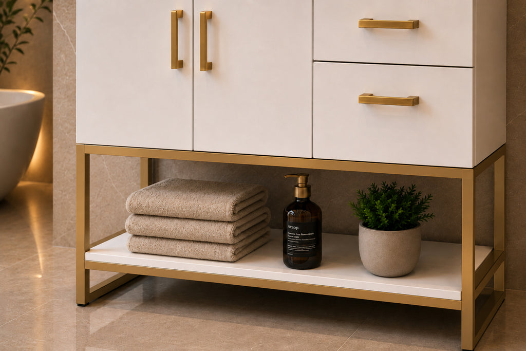 Solana Bathroom Cabinet - White 36" - 6