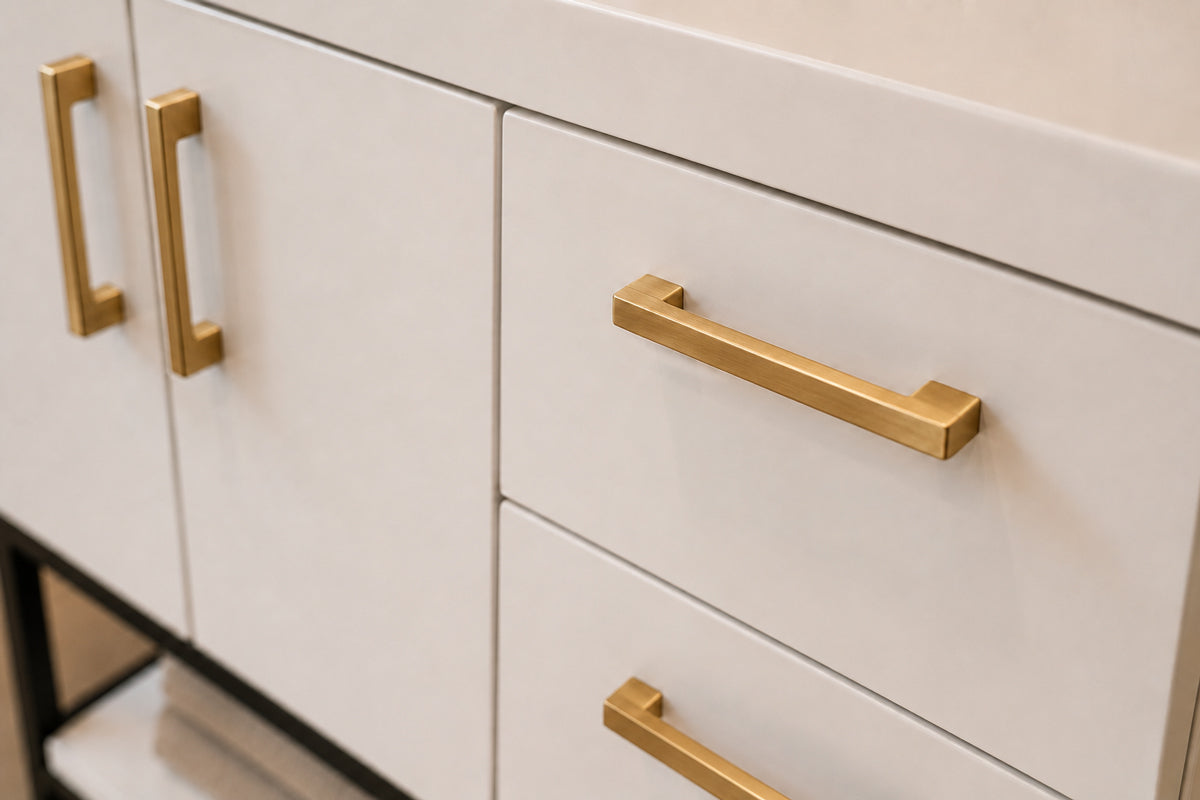 Solana Bathroom Cabinet - White 36" - 7