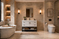 Solana Bathroom Cabinet - White 48"