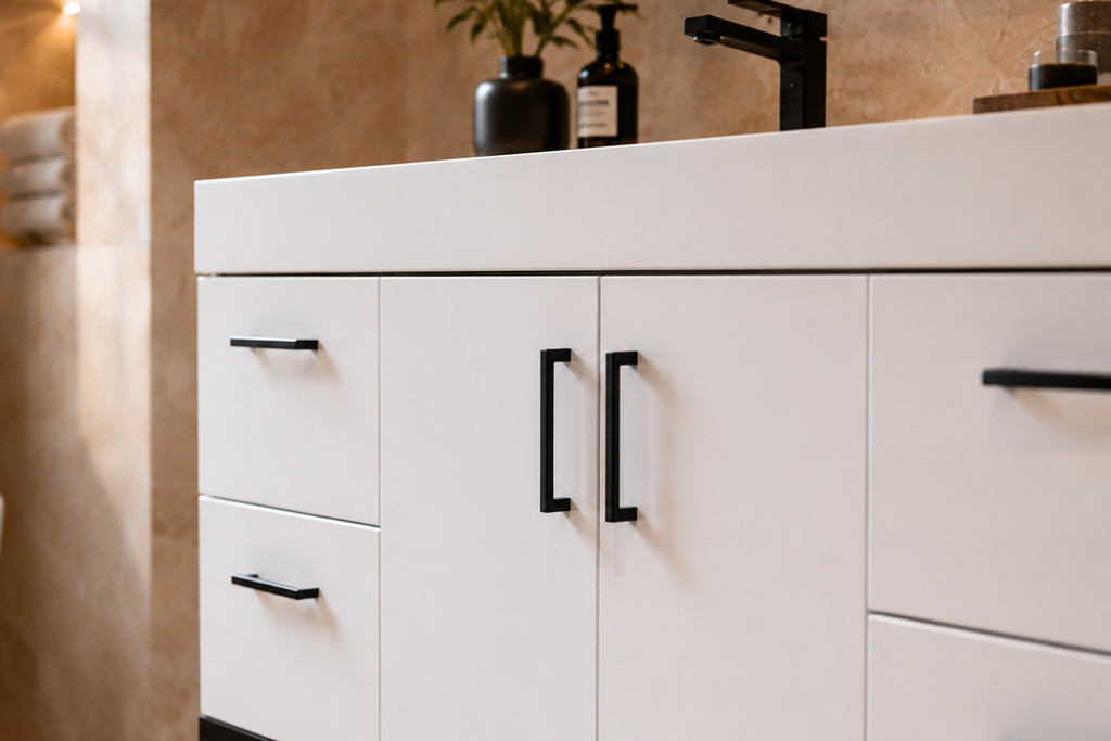 Solana Bathroom Cabinet - White 48" - 3