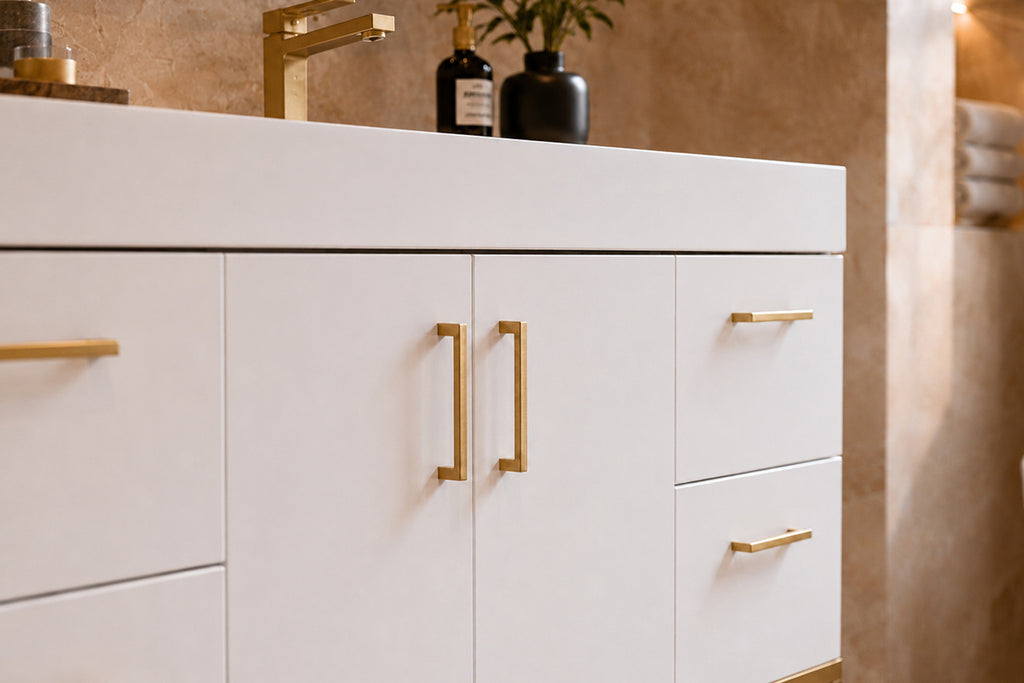 Solana Bathroom Cabinet - White 48" - 6