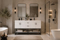 Solana Bathroom Cabinet - White 60"
