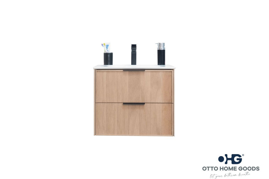 Sorrento Bathroom Cabinet - Natural Oak 24" - 2
