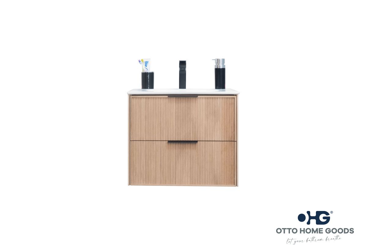 Sorrento Bathroom Cabinet - Natural Oak 24" - 2