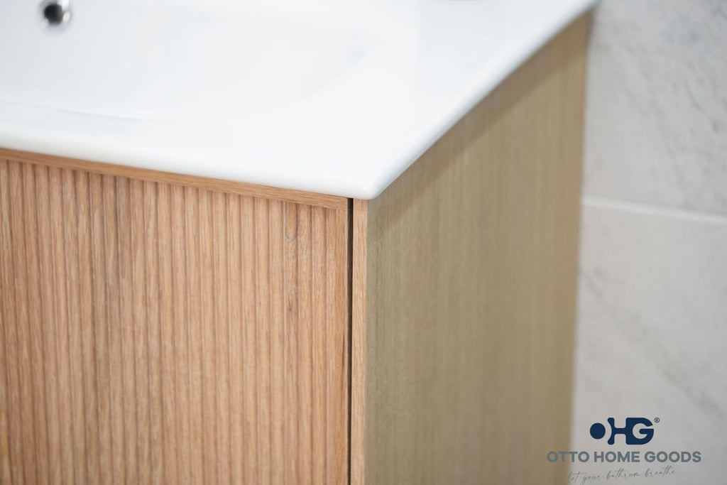 Sorrento Bathroom Cabinet - Natural Oak 30" - 5