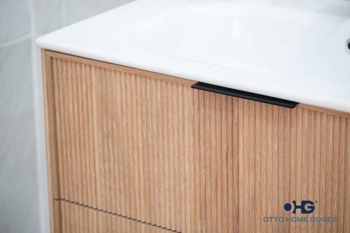 Sorrento Bathroom Cabinet - Natural Oak 30" - 6