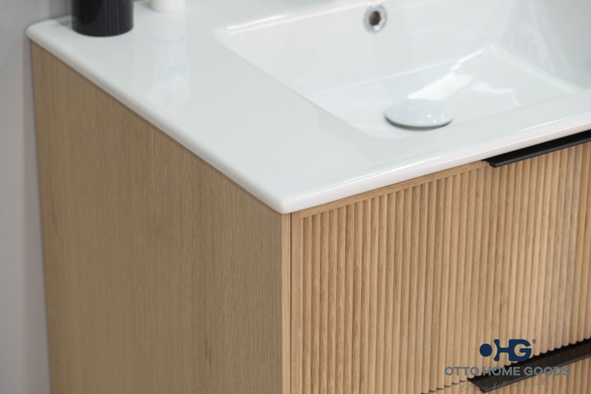 Sorrento Bathroom Cabinet - Natural Oak 48" - 6