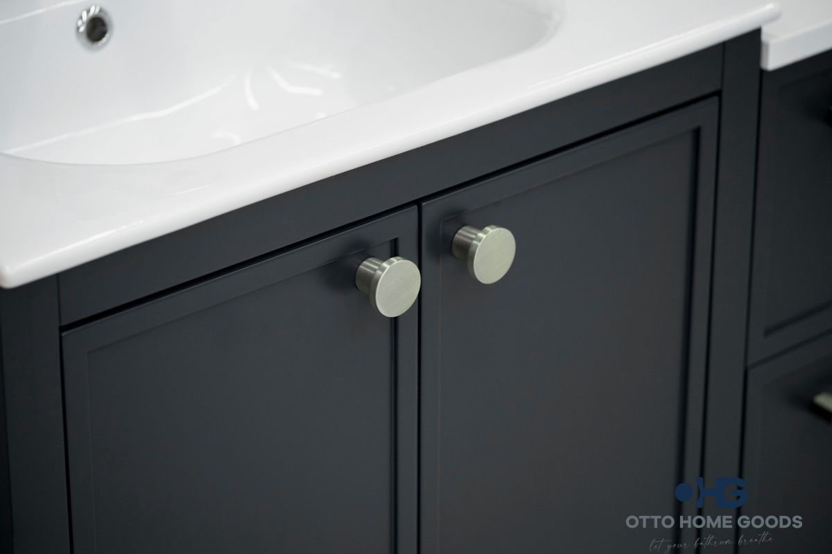 Frame Bathroom Cabinet - Dark Gray 60" - 6