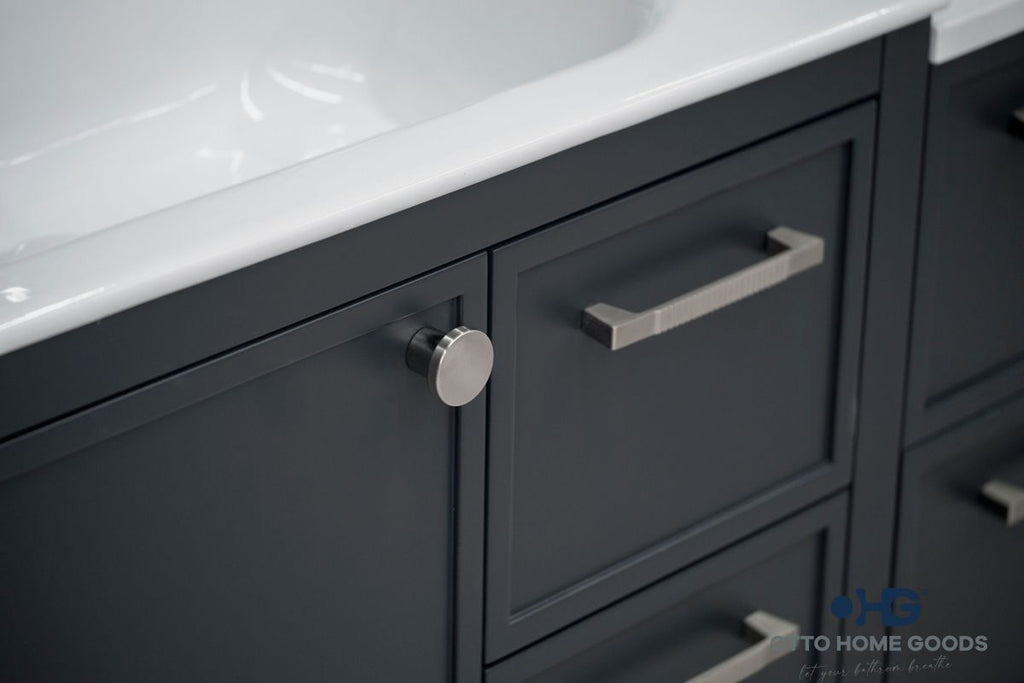 Frame Bathroom Cabinet - Dark Gray 72" - 6