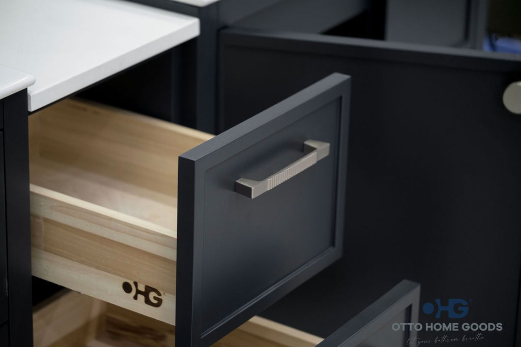 Frame Bathroom Cabinet - Dark Gray 72" - 7