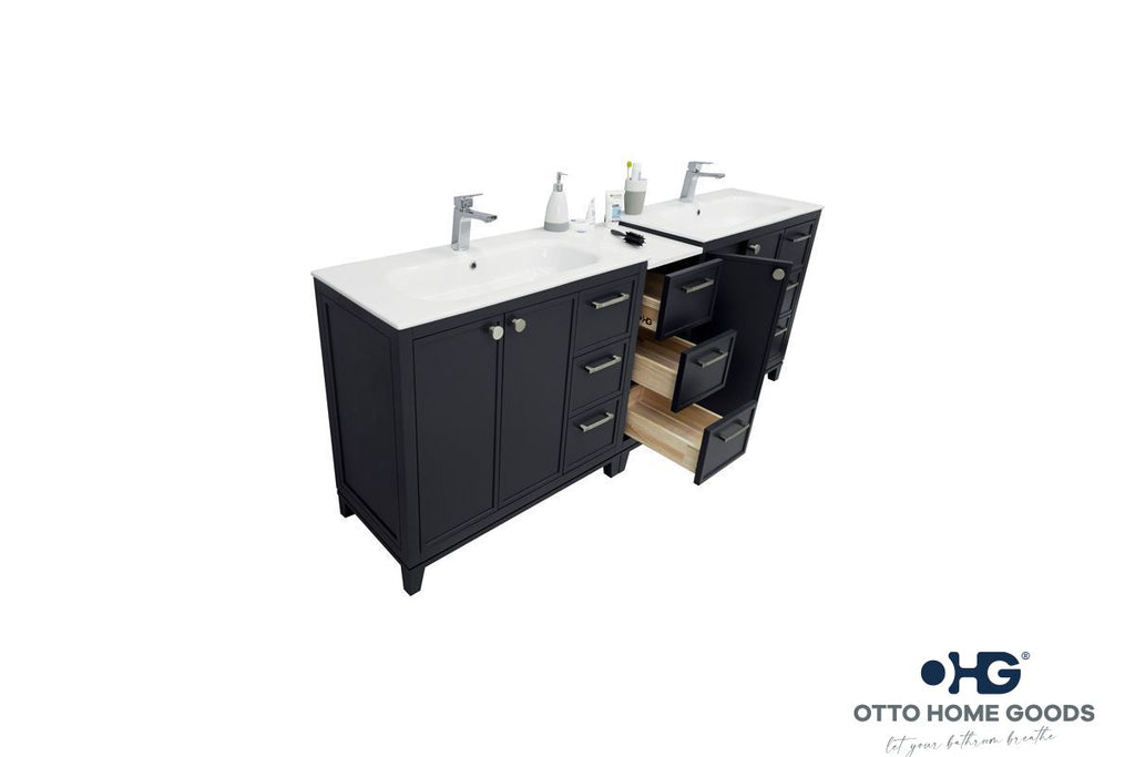 Frame Bathroom Cabinet - Dark Gray 84" - 4