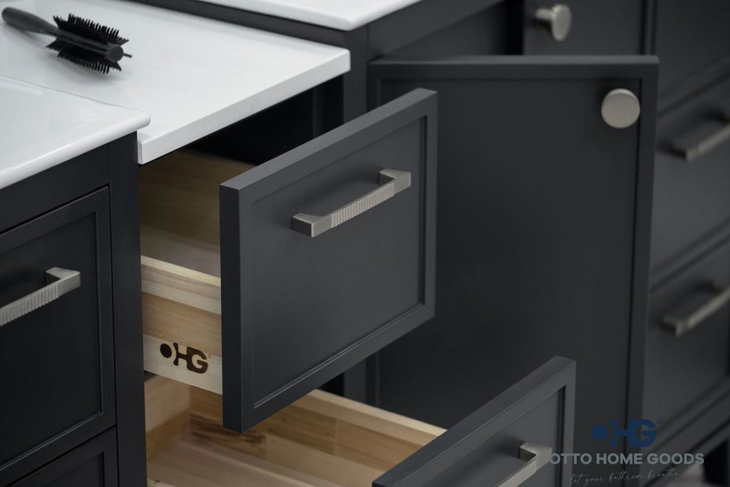 Frame Bathroom Cabinet - Dark Gray 84" - 7