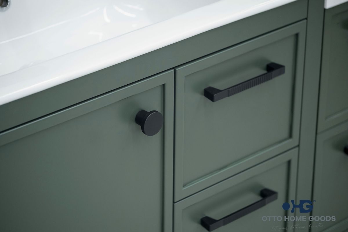 Frame Bathroom Cabinet - Pine Green 72" - 5