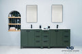Frame Bathroom Cabinet - Pine Green 84"