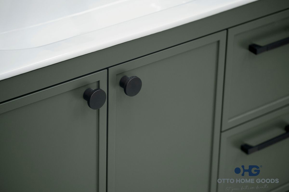 Frame Bathroom Cabinet - Pine Green 84" - 6