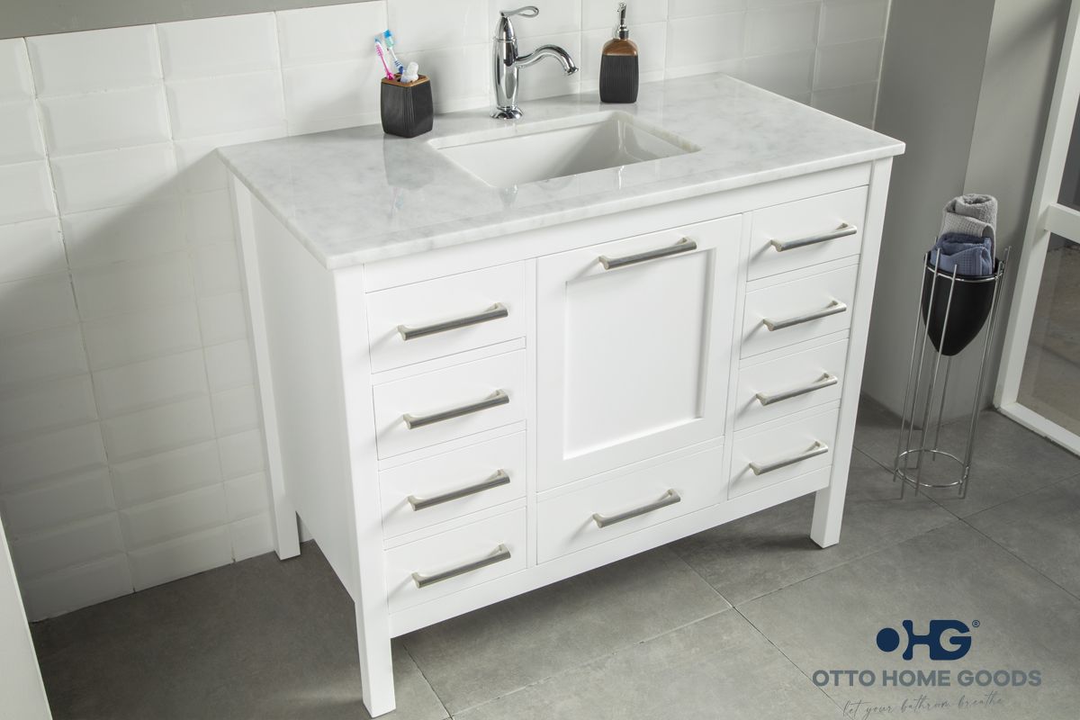 Ashley Bathroom Cabinet - White 42" - 2