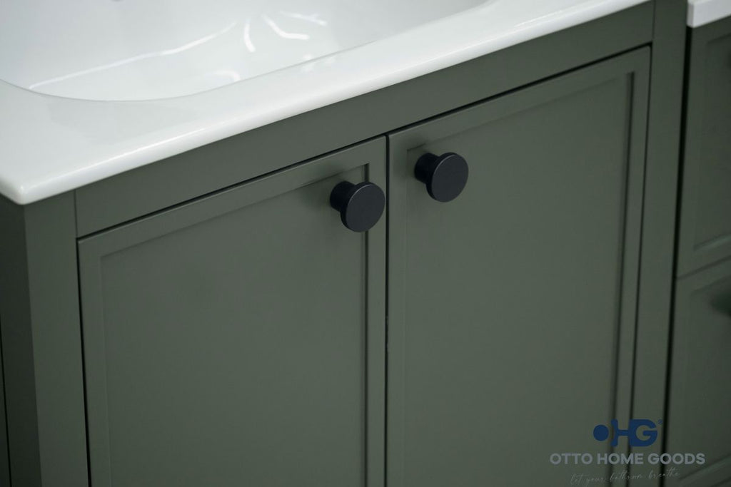 Frame Bathroom Cabinet - Pine Green 60" - 6