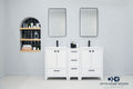 Frame Bathroom Cabinet - White 60"