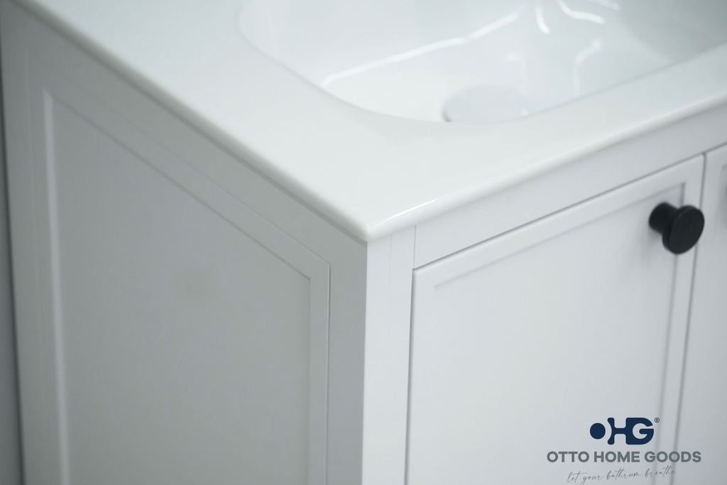 Frame Bathroom Cabinet - White 60" - 4