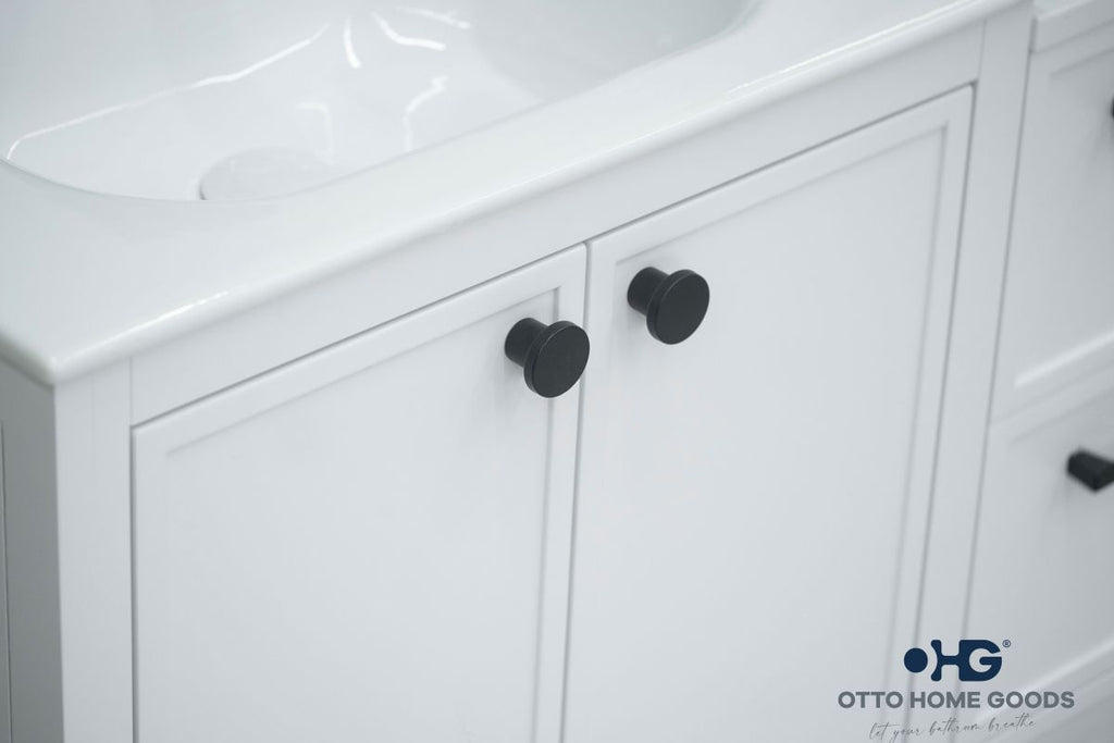 Frame Bathroom Cabinet - White 60" - 5