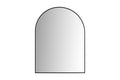 24" x 32" Arched Black Mirror