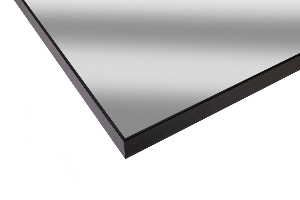 20" x 32" Arched Black Mirror - 2