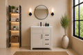 Novello Bathroom Cabinet - Beige 30"