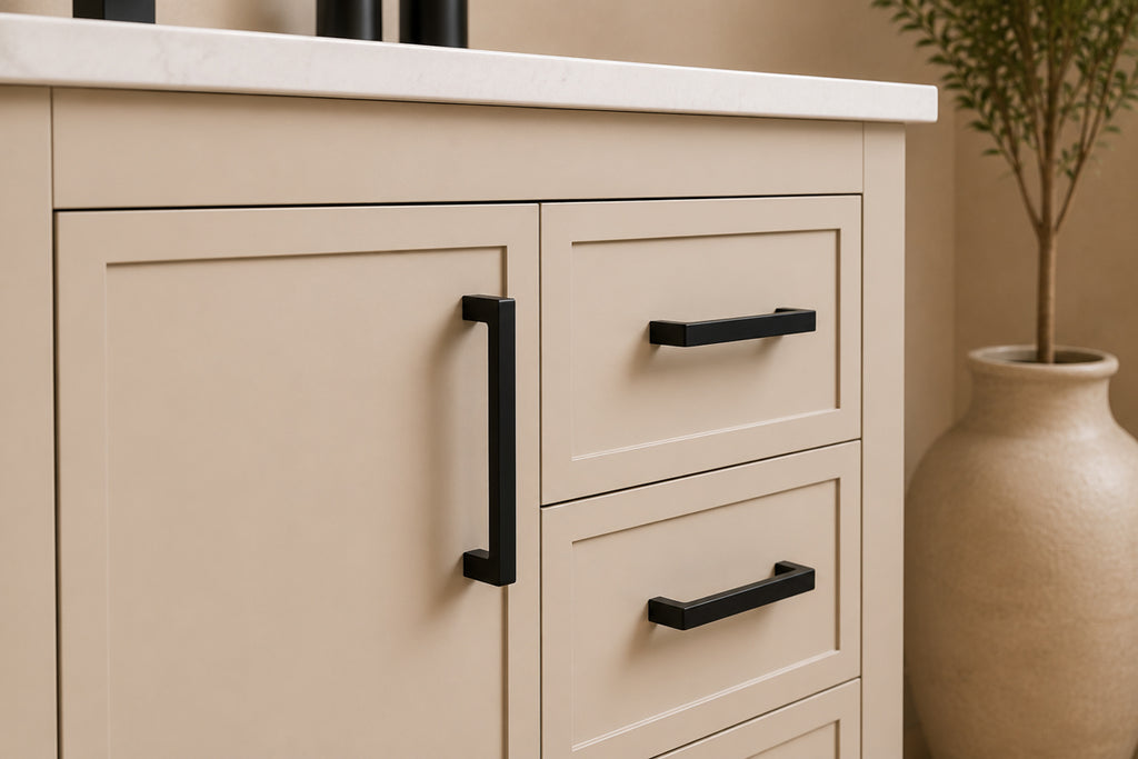 Novello Bathroom Cabinet - Beige 30" - 6