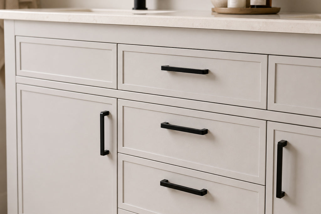 Novello Bathroom Cabinet - Beige 60" - 4