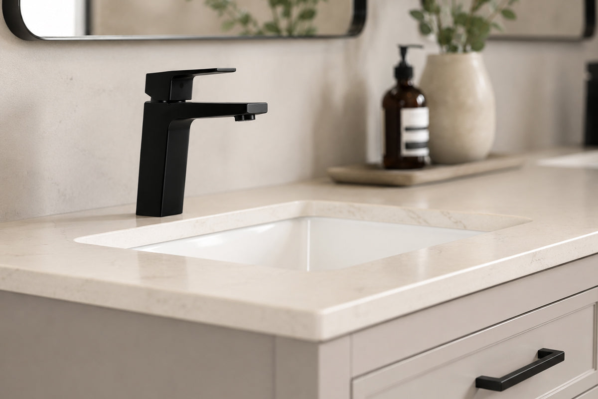 Novello Bathroom Cabinet - Beige 60" - 5
