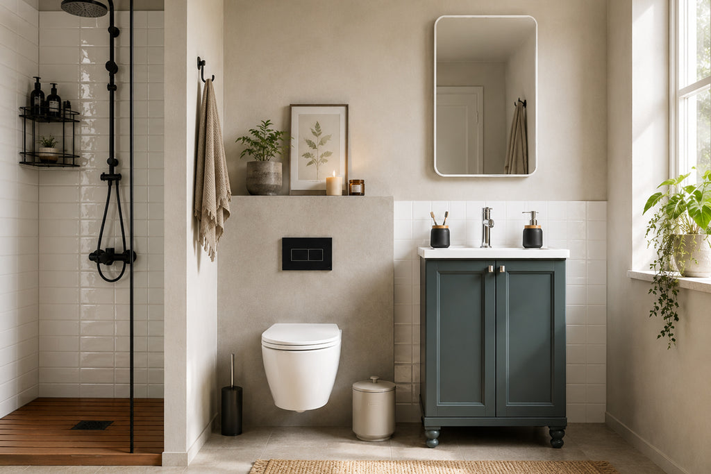 Isabel Bathroom Cabinet - Forest Green 24"