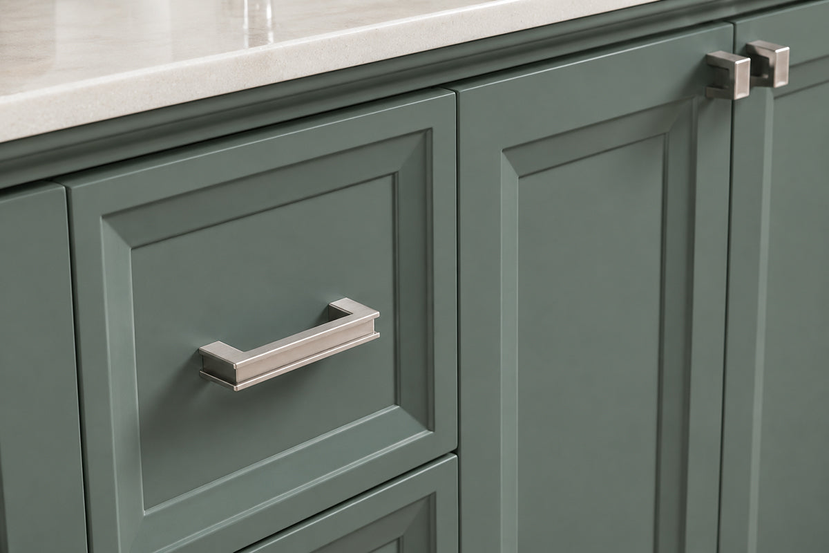 Isabel Bathroom Cabinet - Forest Green 42" - 3