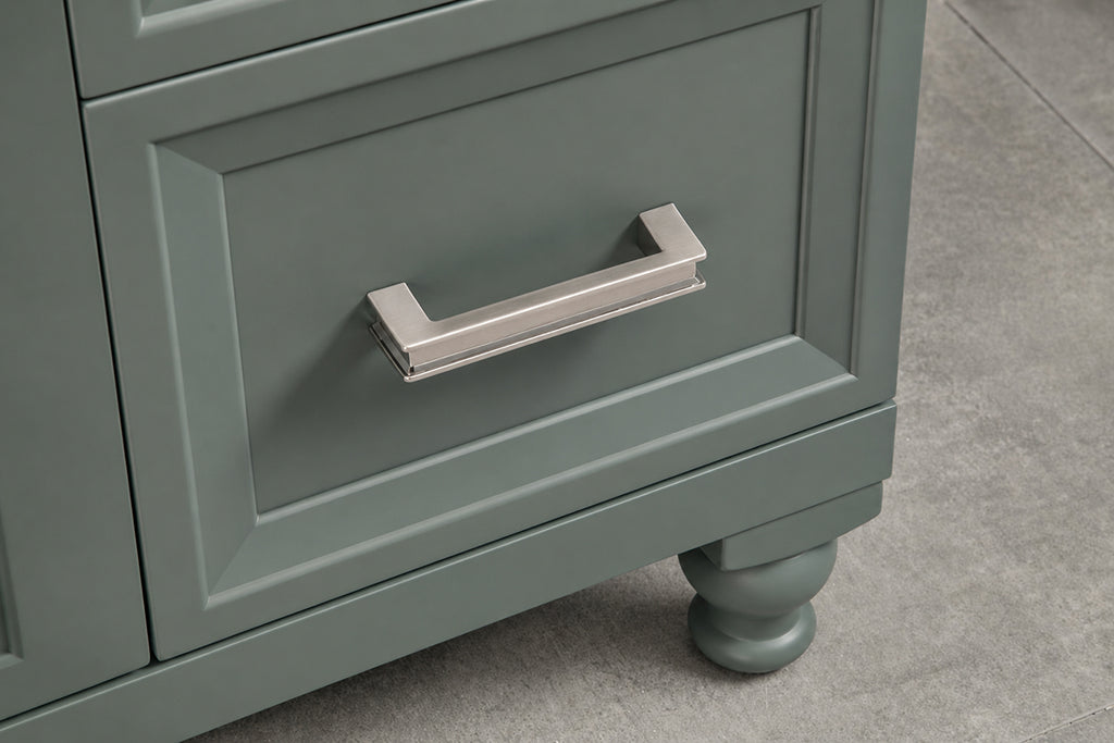 Isabel Bathroom Cabinet - Forest Green 42" - 4