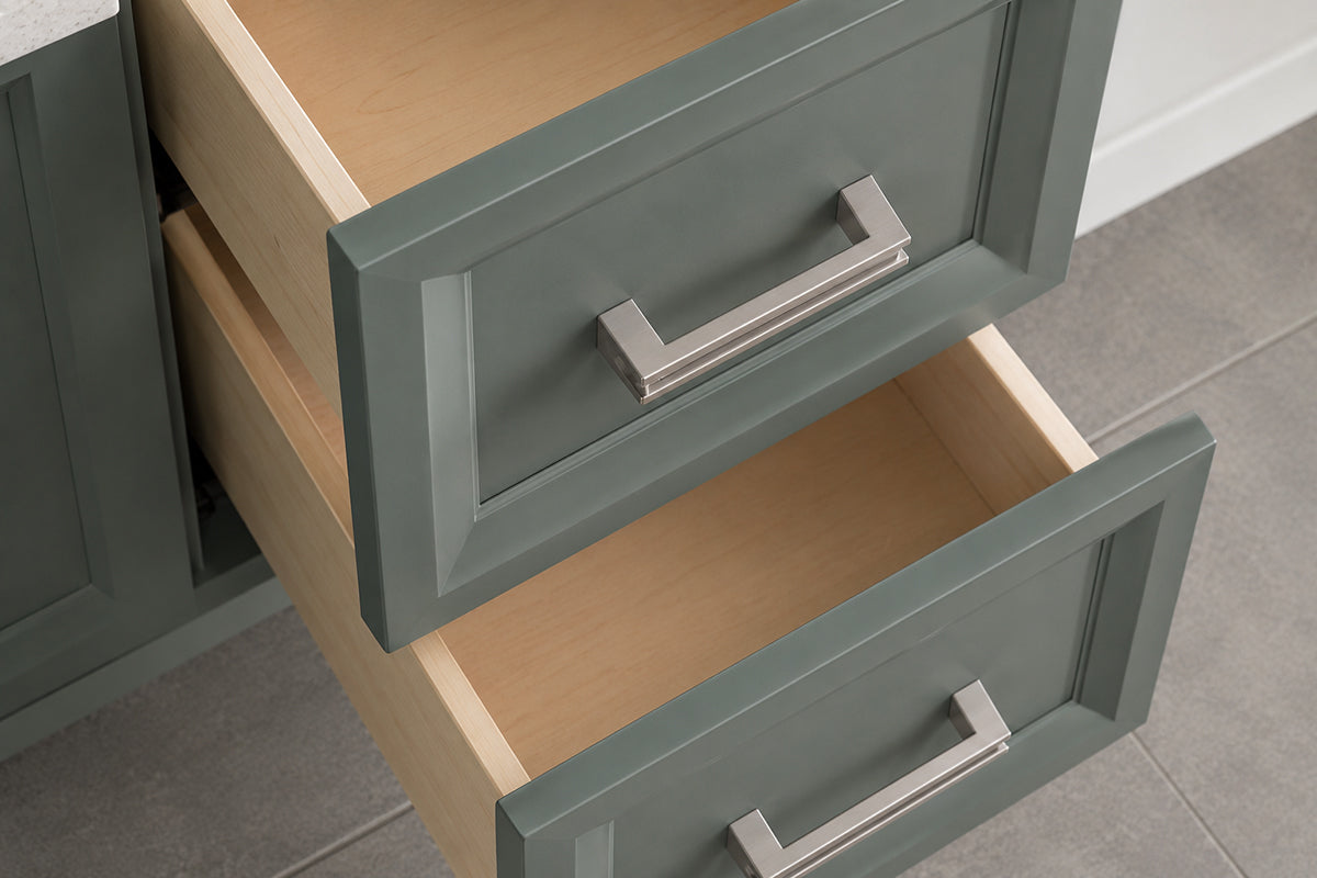 Isabel Bathroom Cabinet - Forest Green 42" - 5