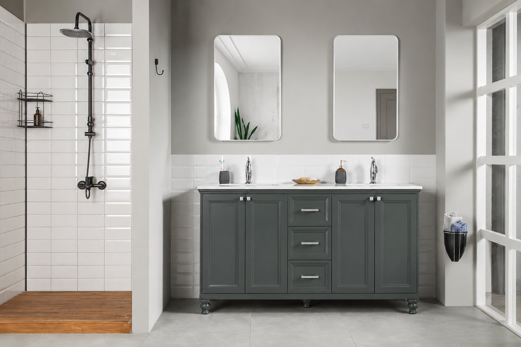 Isabel Bathroom Cabinet - Forest Green 60"