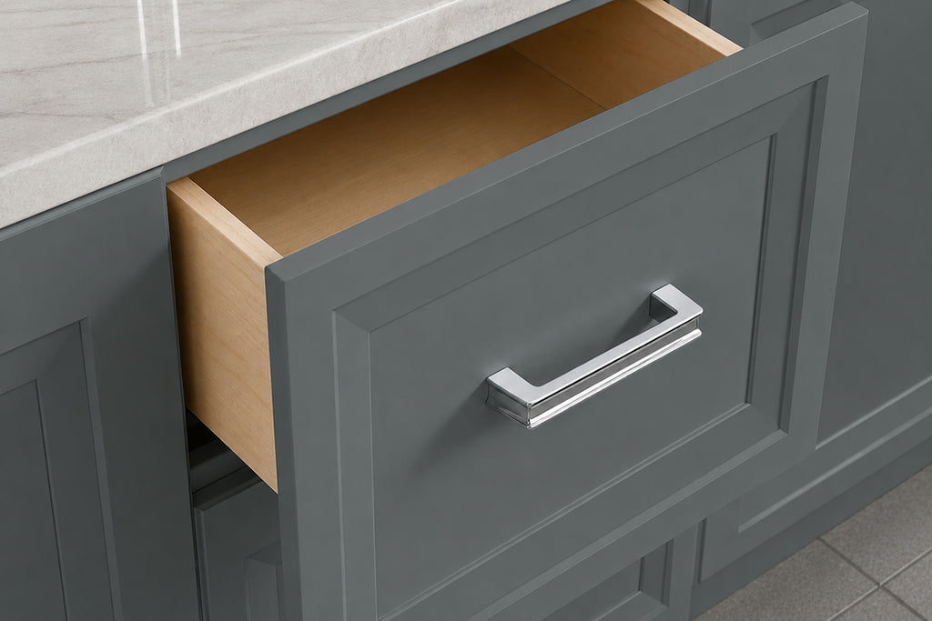 Isabel Bathroom Cabinet - Forest Green 60" - 7