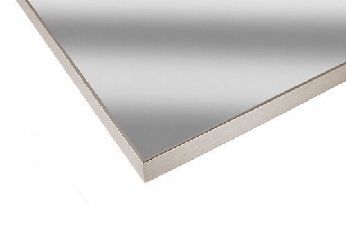 24" x 32" Arched Brushed Nickel Mirror - 2