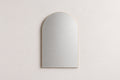 24" x 32" Arched Brass Mirror