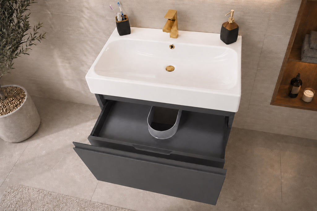 Gala Bathroom Cabinet - Dark Gray 30" - 2