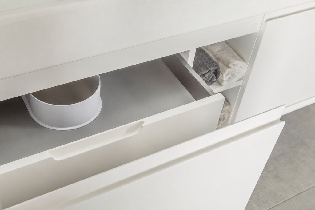 Gala Bathroom Cabinet - White 60" - 4