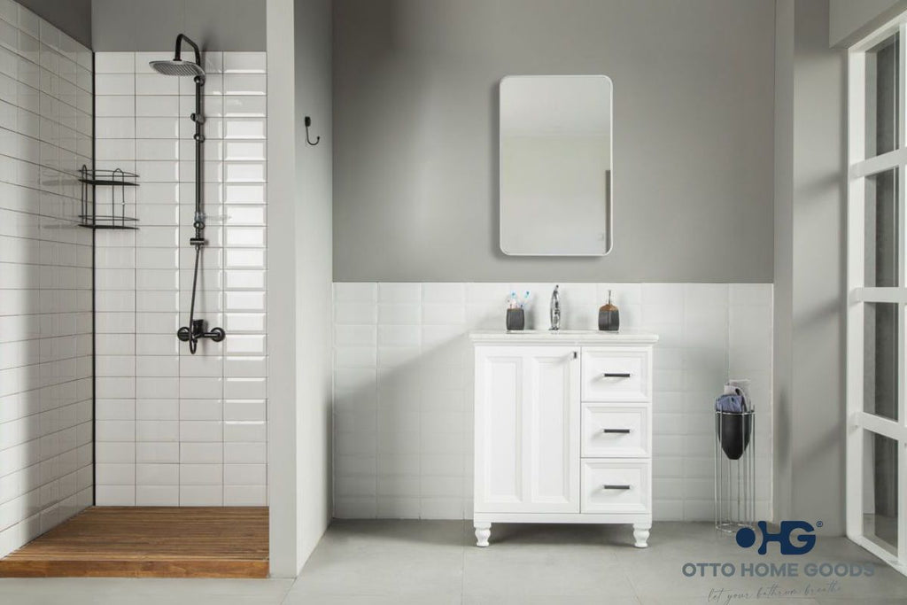 Isabel Bathroom Cabinet - White 30"