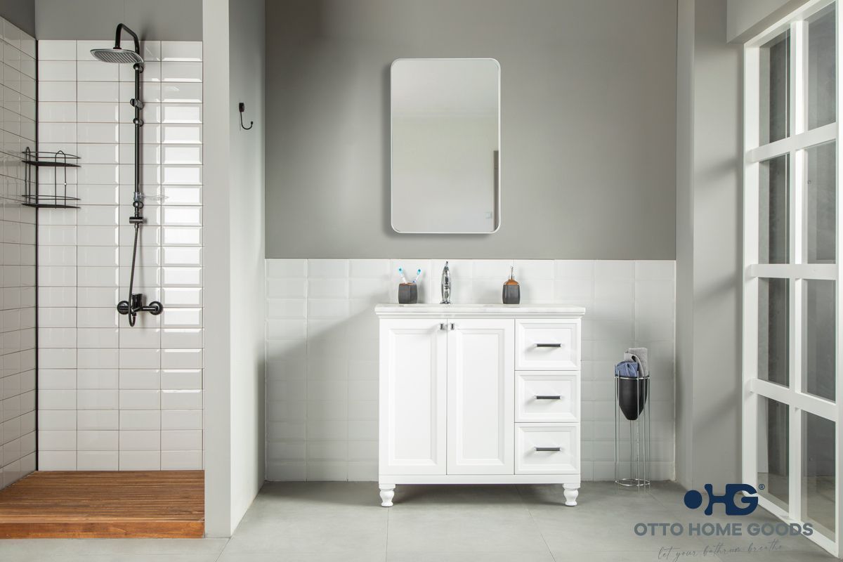 Isabel Bathroom Cabinet - White 36"