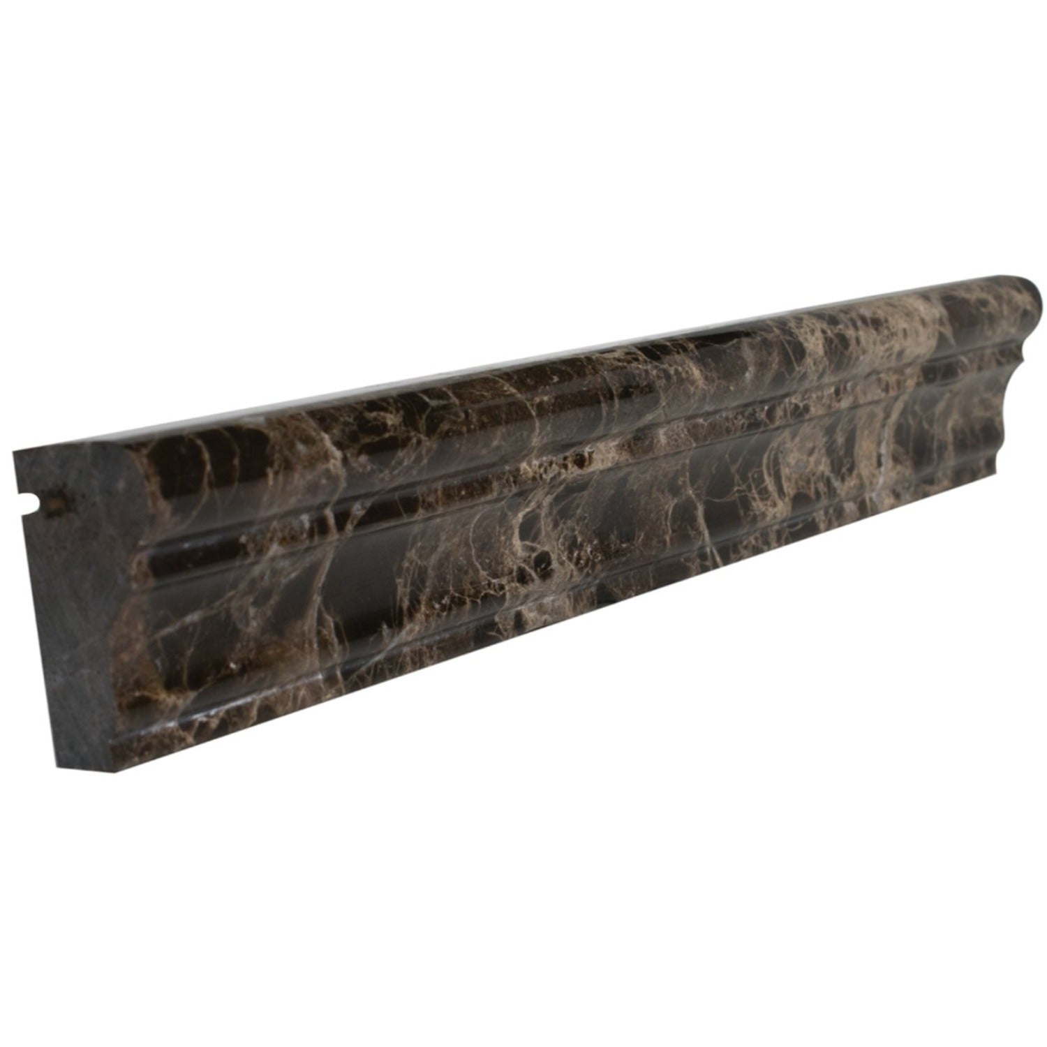 Dark Emperador Crown Moulding Polished Marble | VanitySale