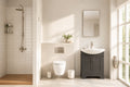Luna Bathroom Cabinet - Pepper 26"