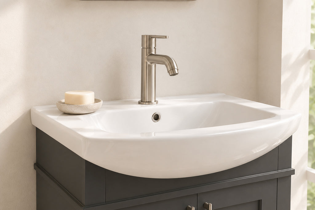Luna Bathroom Cabinet - Pepper 26" - 4